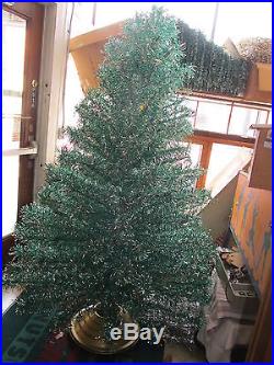Revlis Starlite VTG 7' Green & Silver Aluminum Christmas Tree 196 Branches #15