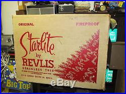 Revlis Starlite VTG 7' Green & Silver Aluminum Christmas Tree 196 Branches #15