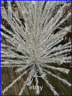 SEVEN FT Aluminum Christmas Tree PECO Model #27 108 Branches W Box Complete