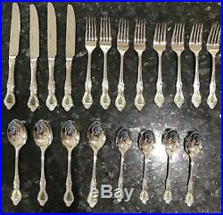 SPODE CHRISTMAS TREE 4 5 Pc PLACE SETTINGS Wallace 18/10 Stainless FLATWARE SET
