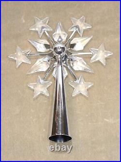 SWAROVSKI Crystal Star Christmas Tree Topper in Box Silver Rhodium Chrome 632784