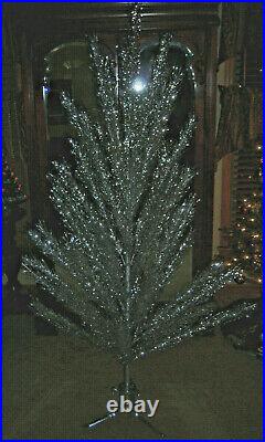 Sharp Htf Collector Vtg 6 Ft. Aluminum Silver Stainless Regal S Xmas Tree