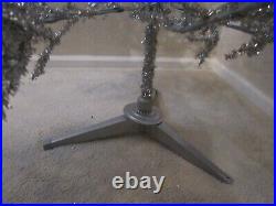 Silver Aluminum Christmas tree vintage 7