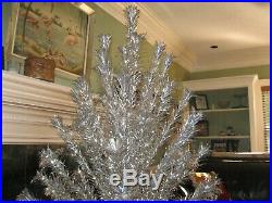 Silver Forest 6 Foot Aluminum Christmas Beautiful Tree In Box