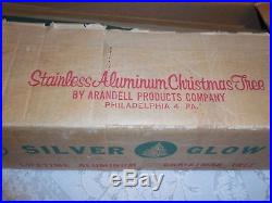 Silver Glow Aluminum Christmas Tree No Pro 49