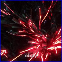 Silver & Grey Fiber Optic Christmas Tree / Retro Inspired / Led / See Video