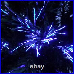 Silver & Grey Fiber Optic Christmas Tree / Retro Inspired / Led / See Video