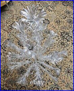 Sparkler Pom Pom 3 Foot Aluminum Christmas Tree VTG Original BOX