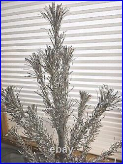 Sparkler Pom Pom 3 Foot Aluminum Christmas Tree VTG Original BOX