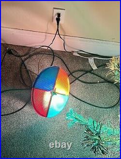 Sparkler Pom Pom 6ft Aluminum Christmas Tree & Penetray Color Wheel 100% Boxes