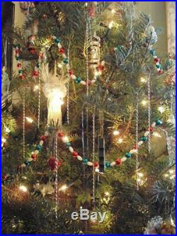 Sterling Silver Icicles 6 Christmas Tree Ornaments Hand Crafted Custom Made