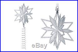Swarovski Clear Crystal Silver Tone CHRISTMAS TREE TOPPER / Ornament #5064262