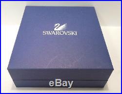 Swarovski Crystal 2008 Christmas Tree Silver Tone Brooch Pin With Box