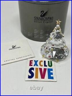 Swarovski Silver Crystal Christmas Tree Collectible Figurine 266945