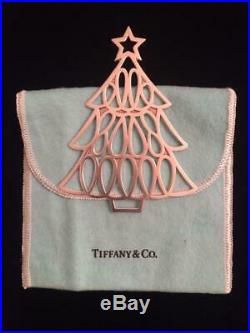 TIFFANY & CO. Sterling Silver Christmas Tree Holiday Ornament Free Ship with BIN
