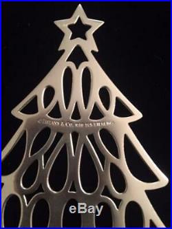 TIFFANY & CO. Sterling Silver Christmas Tree Holiday Ornament Free Ship with BIN