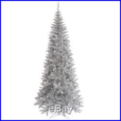 The Holiday Aisle 6.5' Silver Tinsel Fir Artificial Christmas Tree
