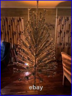 The Sparkler Pom Pom 7 foot 151 branch aluminum Christmas tree with box