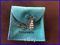 Tiffany 925 Silver Christmas Tree Charm Pendant, Silver Chain Included