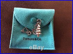 Tiffany 925 Silver Christmas Tree Charm Pendant, Silver Chain Included