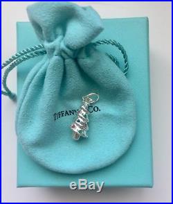 Tiffany & Co. Christmas Tree Charm in Sterling Silver and Enamel with box