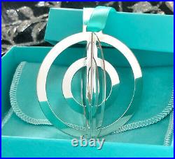 Tiffany & Co Round 3D Sterling Silver Christmas Tree Ornament