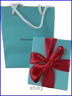 Tiffany & Co Silver 925 Red Green Blue Enamel Christmas Tree Charm Retired HTF