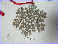 Tiffany & Co. Sterling Silver. 925 Christmas Tree Ornament, Snow Flake 25987