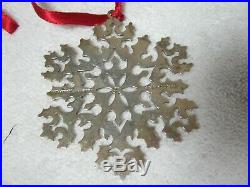 Tiffany & Co. Sterling Silver. 925 Christmas Tree Ornament, Snow Flake 25987