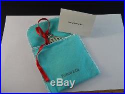 Tiffany & Co Sterling Silver Christmas Tree Ornament 1998 With Pouch Ribbon Card