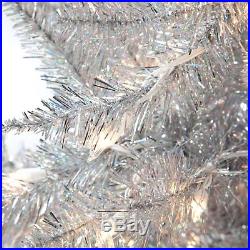 Tiffany Tinsel Pre-Lit Christmas Tree by Sterling Tree Company, 9 ft