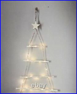Twig Wall Christmas Tree Silver Star Lit Tree Add Unique Decoration To Your Home