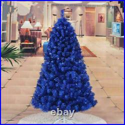 US stock 5ft 6ft 7ft Christmas Tree Undecorated Pink Purple Blue Gold Silver