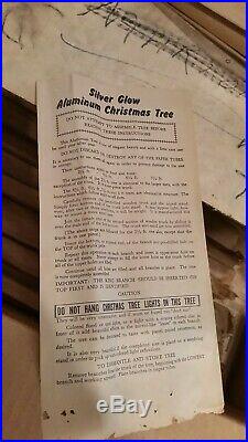 United States Silver Tree Co. Reynolds 7ft. Aluminum Christmas Tree Pom-pom