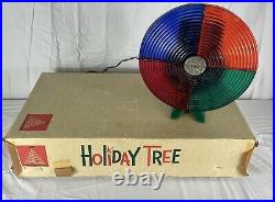 VINTAGE 6 FT. ALUMINUM, CHRISTMAS TREE WITH COLOR WHEEL Complete In Box