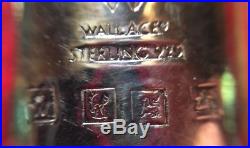 VTG 13 LTD ED 66/1000 WALLACE Sterling Silver Christmas Tree Topper ANGEL Rare