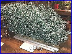 VTG Revlis Starlite 6' Green Silver Aluminum Christmas Tree Mid Century 1950's