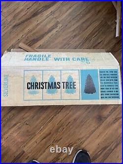 VTG Silverline Aluminum Christmas Tree 6 Ft. WithBox Great condition