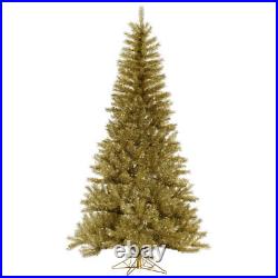 Vickerman 4.5' x 27 Gold/Silver Tinsel Tree 273T A147645