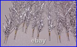 Vintage 1960s Silver Glow Arandell 6.5H 49 prowith49 Aluminum Christmas Tree