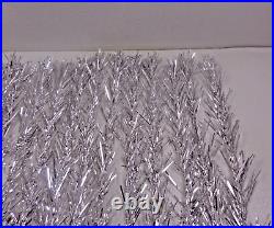 Vintage 1960s Silver Glow Arandell 6.5H 49 prowith49 Aluminum Christmas Tree