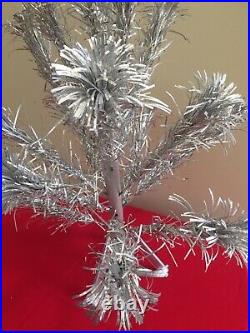 Vintage 2ft. Aluminum Christmas Tree (Pom Pom)