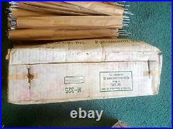 Vintage 3' FOOT SPARKLER POM POM SILVER Aluminum XMAS TREE IN ORIG BOX COMPLETE