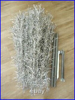 Vintage 4 1/2 ft Aluminum Christmas Tree 40 Branch Gorgeous