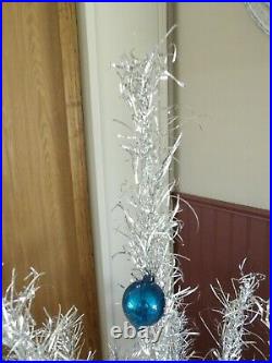 Vintage 4 1/2 ft Aluminum Christmas Tree 40 Branch Gorgeous
