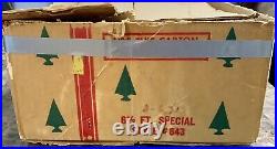 Vintage 6.5 Aluminum Christmas Tree United States Silver Tree Co. WithBox MCM