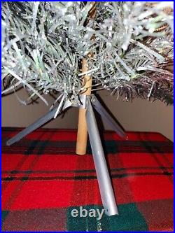 Vintage 6' Aluminum Christmas Tree with Sleeves & Box 94 Limbs