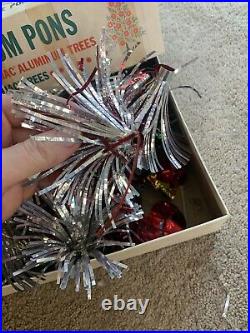 Vintage 6 ft Aluminum Tinsel Taper Tree with Instructions And Box