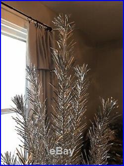 Vintage Aluminum CHRISTMAS TREE Complete withBox and Working Color Wheel 6 Ft