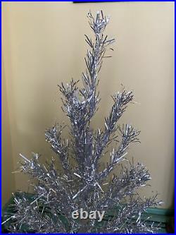 Vintage Aluminum Christmas Tree 4' 40 Branches